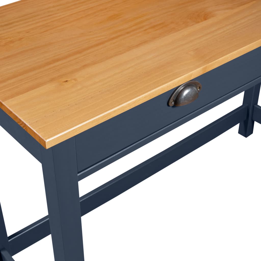 Avlastningsbord Hill 2 Lådor 110X45X74 Cm Massiv Furu