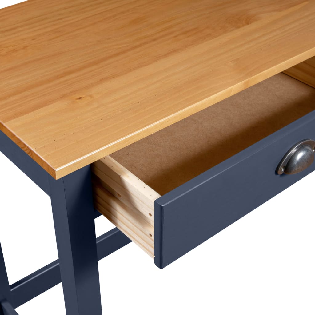 Avlastningsbord Hill 2 Lådor 110X45X74 Cm Massiv Furu