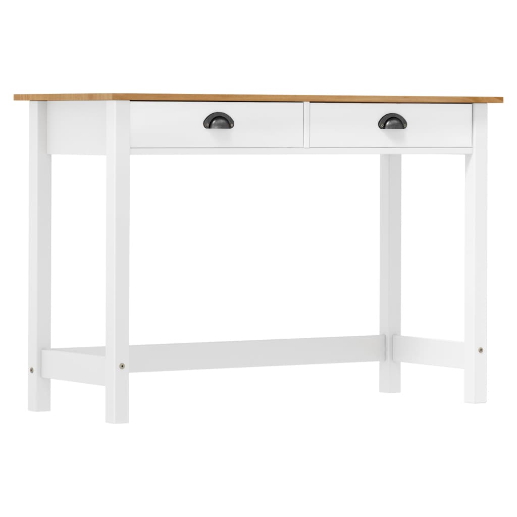 Avlastningsbord Hill 2 Lådor 110X45X74 Cm Massiv Furu