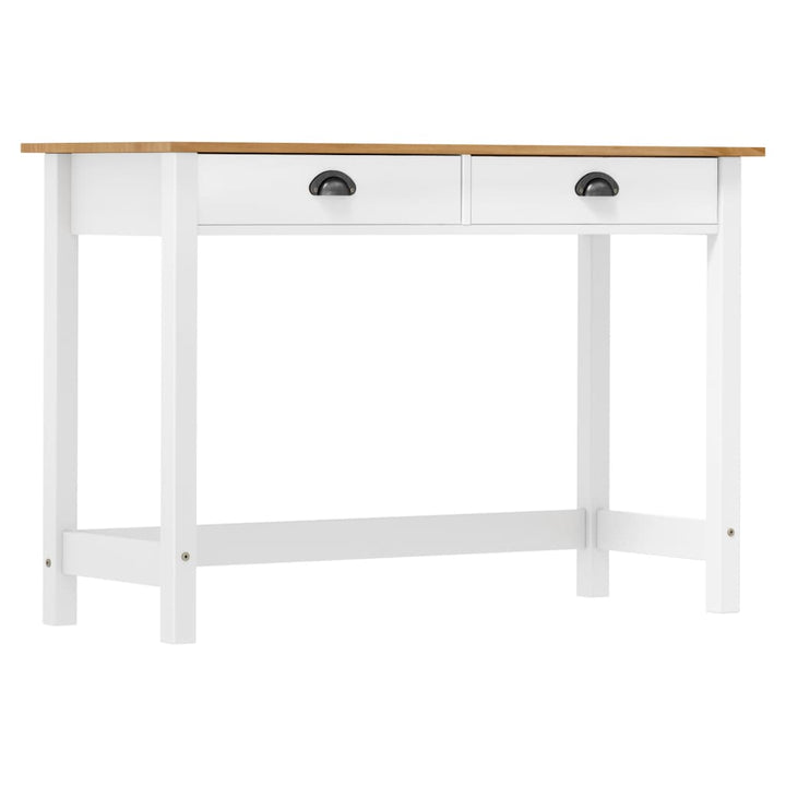Avlastningsbord Hill 2 Lådor 110X45X74 Cm Massiv Furu