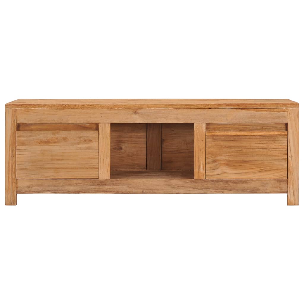 Tv-Bänk 100X30X35 Cm Massiv Teak