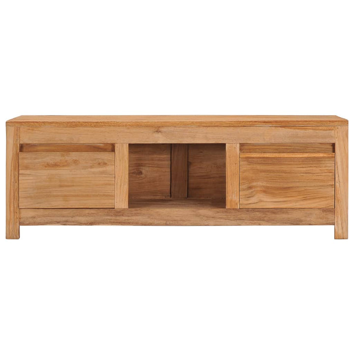 Tv-Bänk 100X30X35 Cm Massiv Teak