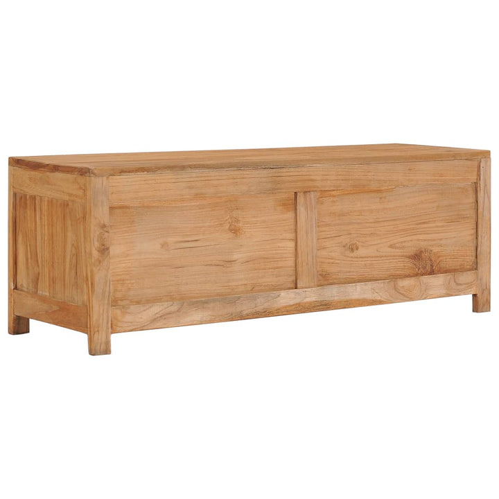 Tv-Bänk 100X30X35 Cm Massiv Teak