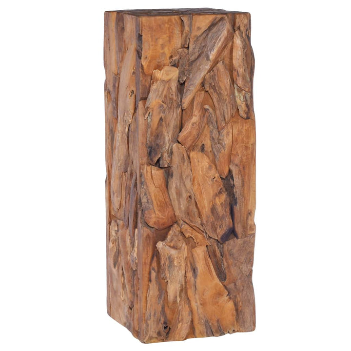 Sidobord 30X30X80 Cm Massiv Teak
