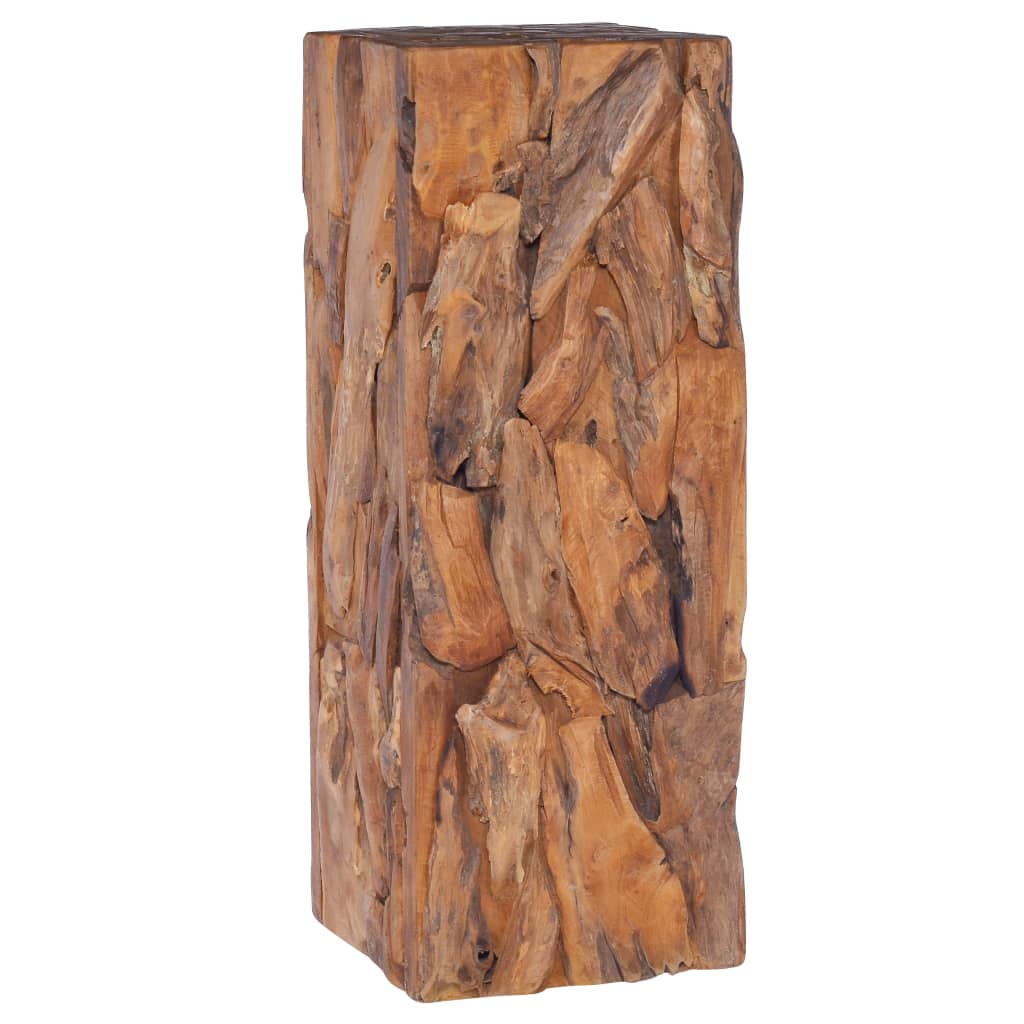 Sidobord 30X30X80 Cm Massiv Teak