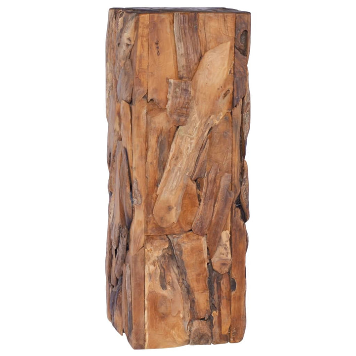 Sidobord 30X30X80 Cm Massiv Teak