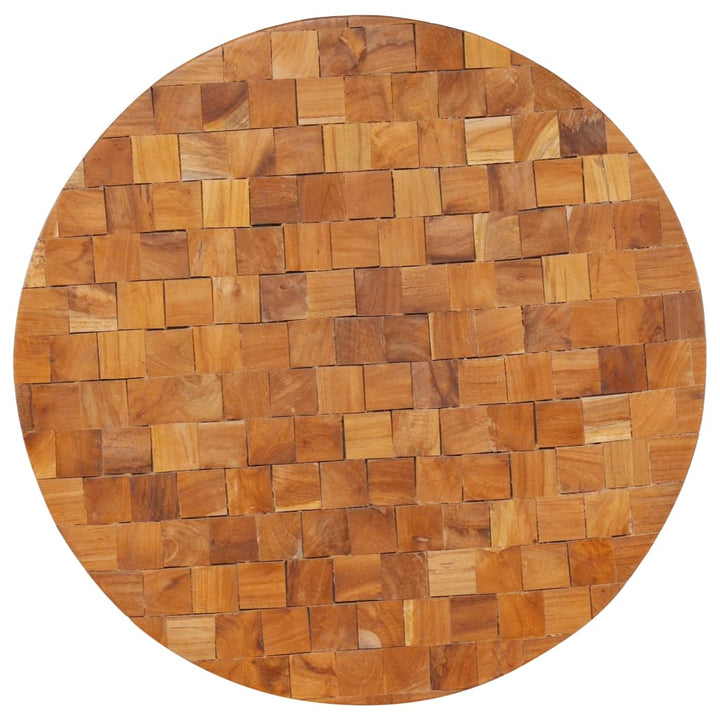 Soffbord 60X60X35 Cm Massivt Teakträ