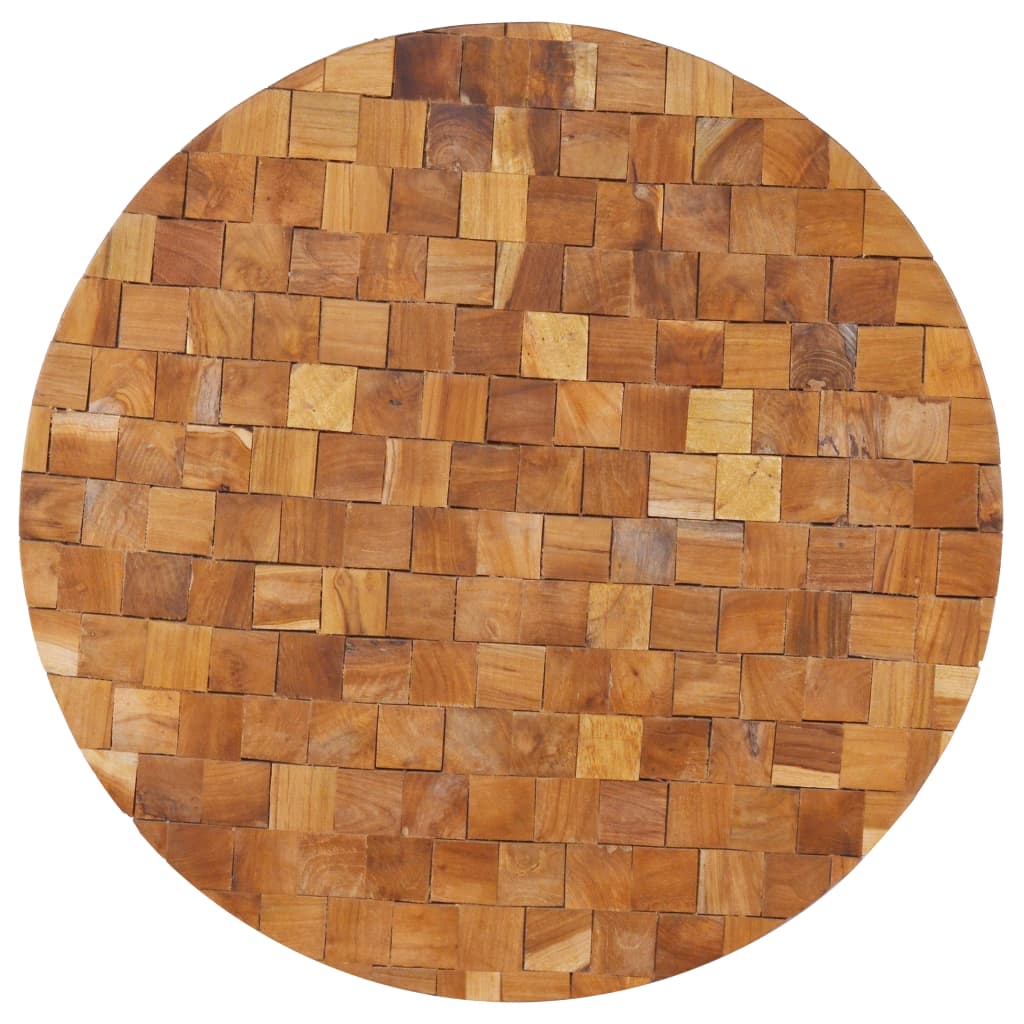 Soffbord 60X60X35 Cm Massivt Teakträ