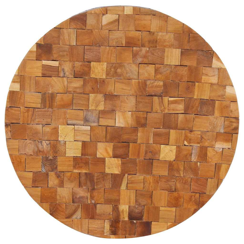 Soffbord 60X60X35 Cm Massivt Teakträ