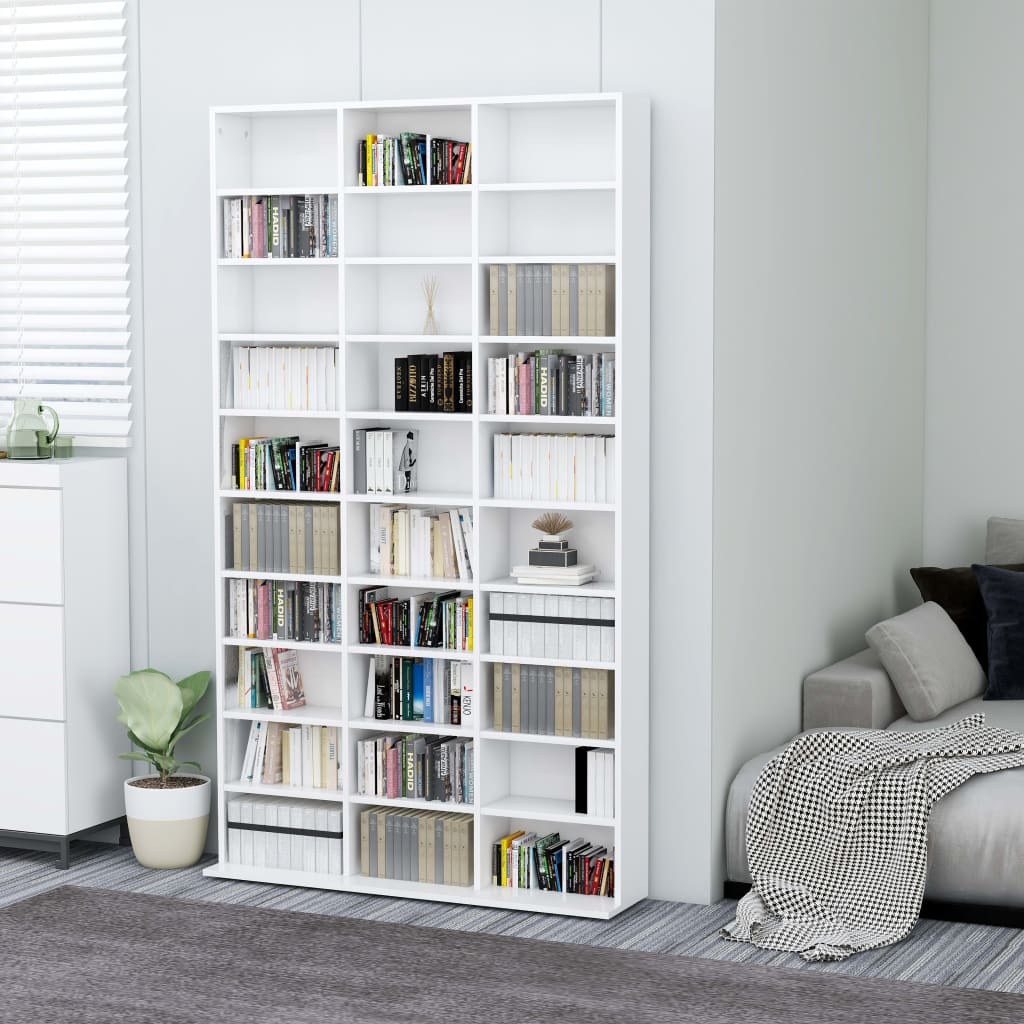 Cd-Hylla 102X23X177,5 Cm Konstruerat Trä