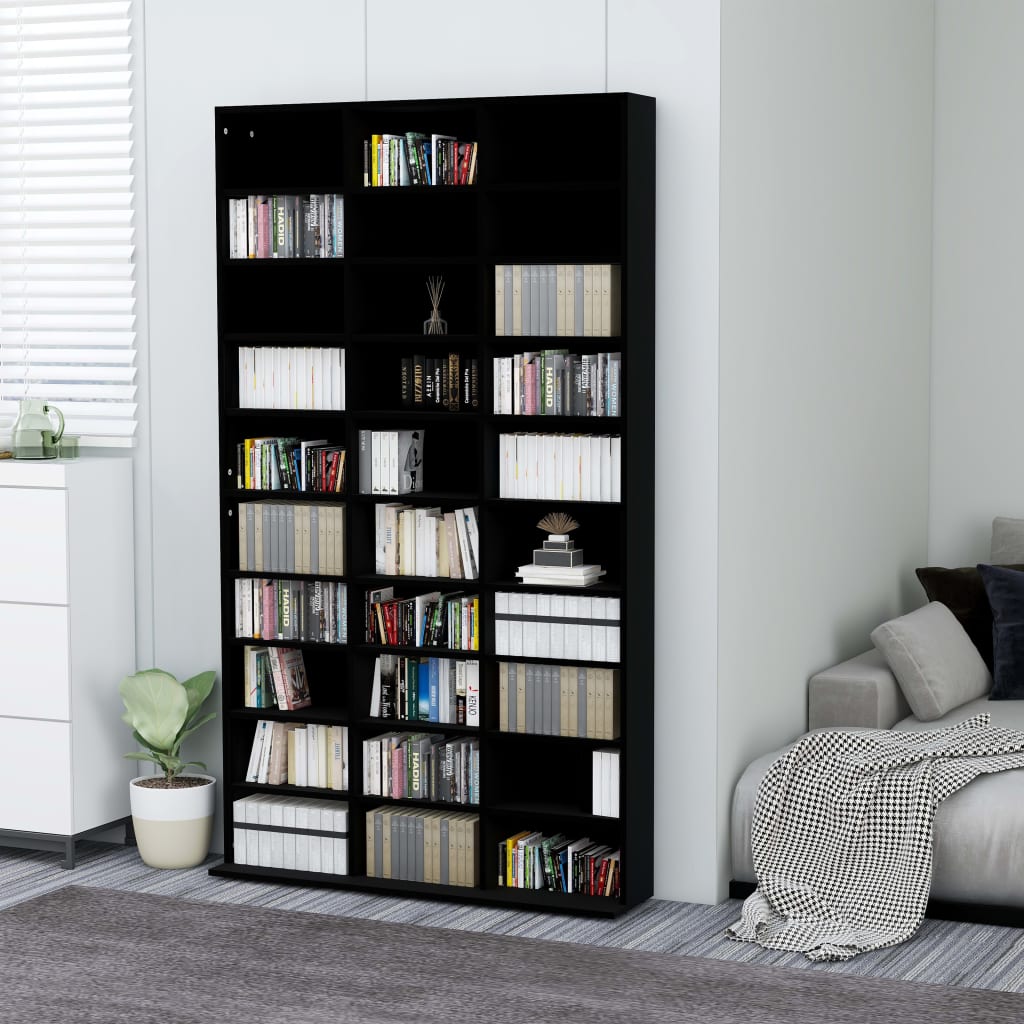 Cd-Hylla 102X23X177,5 Cm Konstruerat Trä