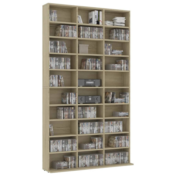 Cd-Hylla Sonoma-Ek 102X23X177,5 Cm Konstruerat Trä