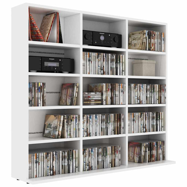 Cd-Hylla 100X23X89,5 Cm Konstruerat Trä