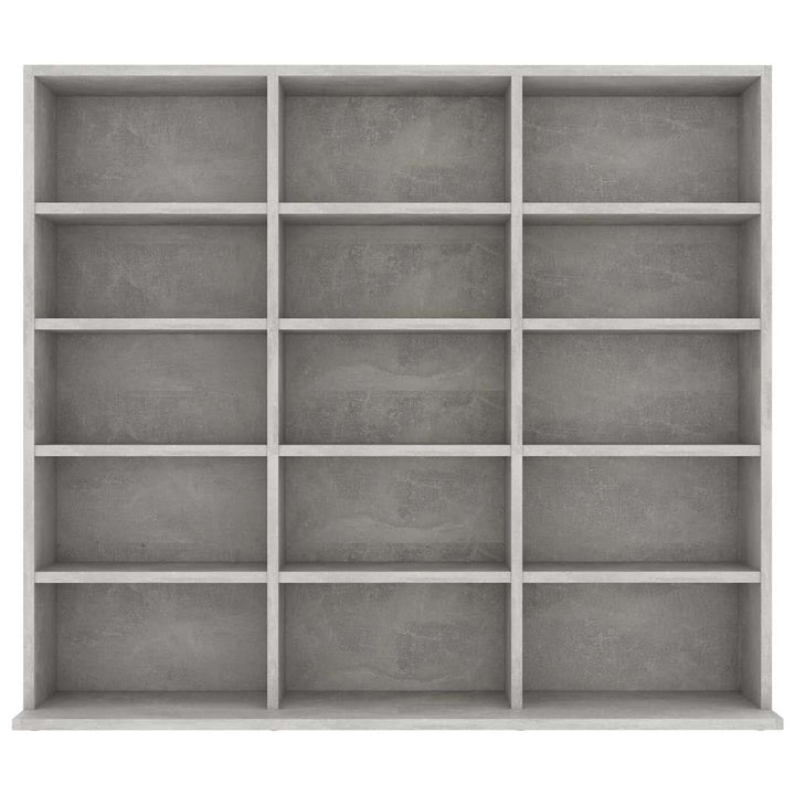 Cd-Hylla Grå 100X23X89,5 Cm Konstruerat Trä
