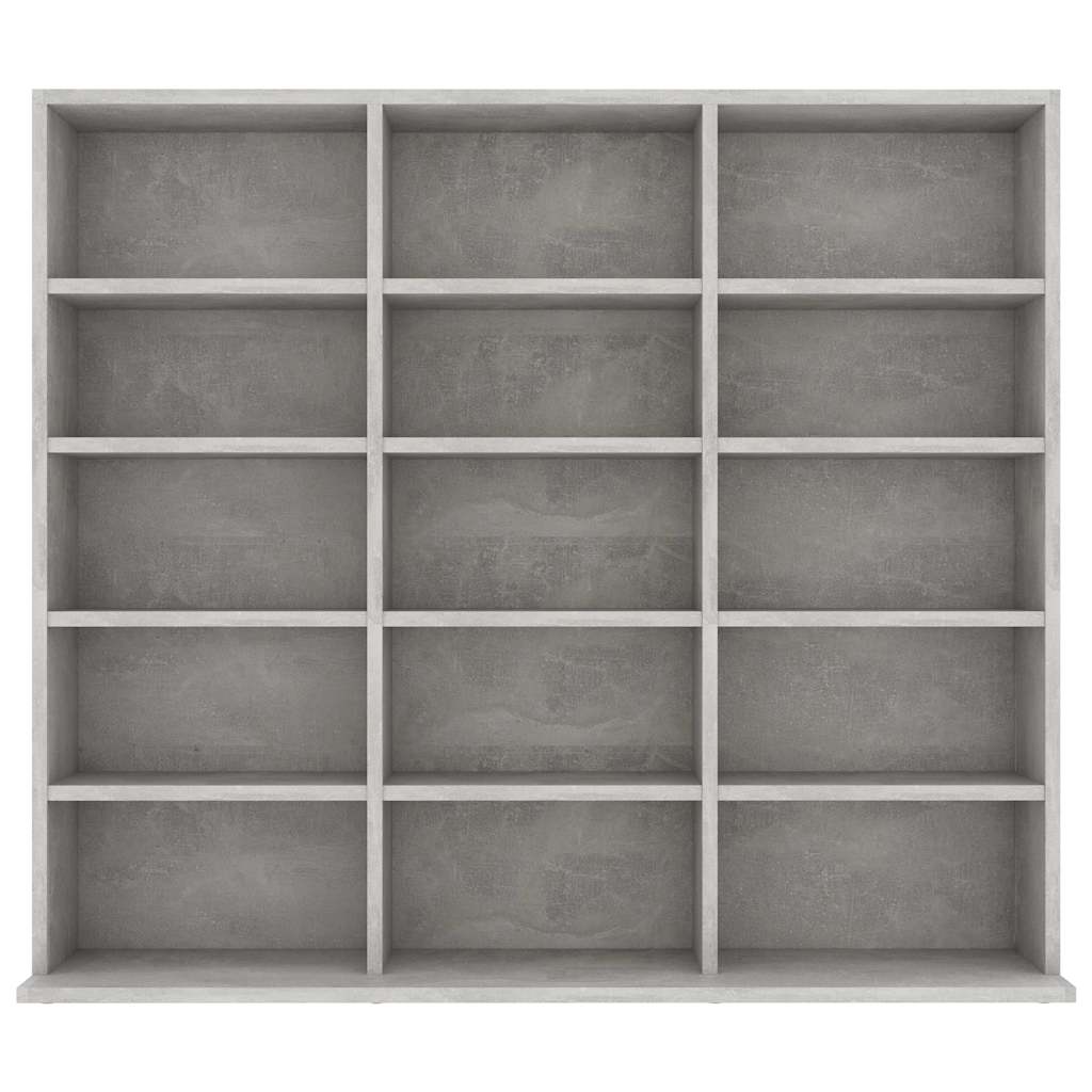 Cd-Hylla Grå 100X23X89,5 Cm Konstruerat Trä