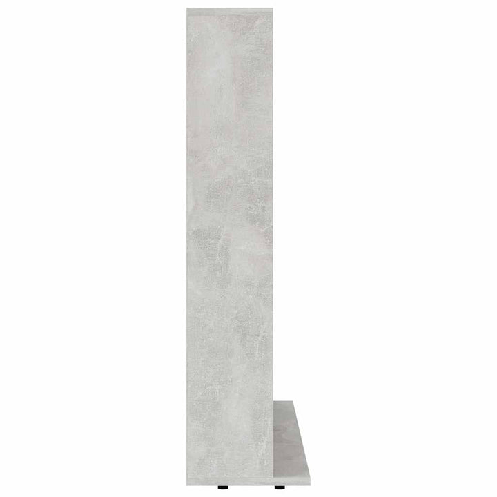 Cd-Hylla Grå 100X23X89,5 Cm Konstruerat Trä