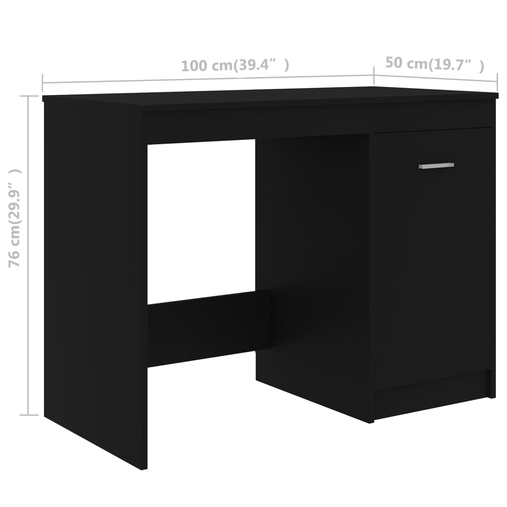 Skrivbord 100X50X76 Cm Konstruerat Trä