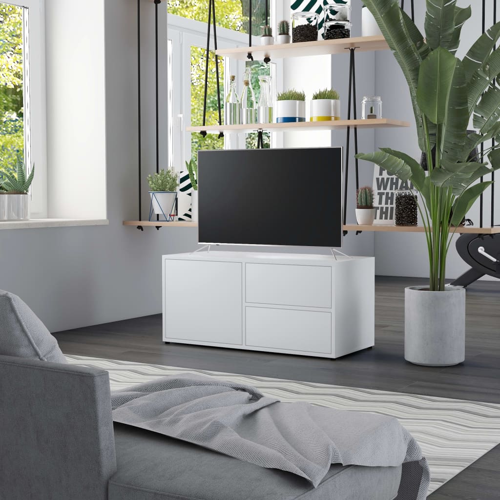 Tv-Bänk Åldrat Trä 80X34X35,5 Cm Konstruerat Trä