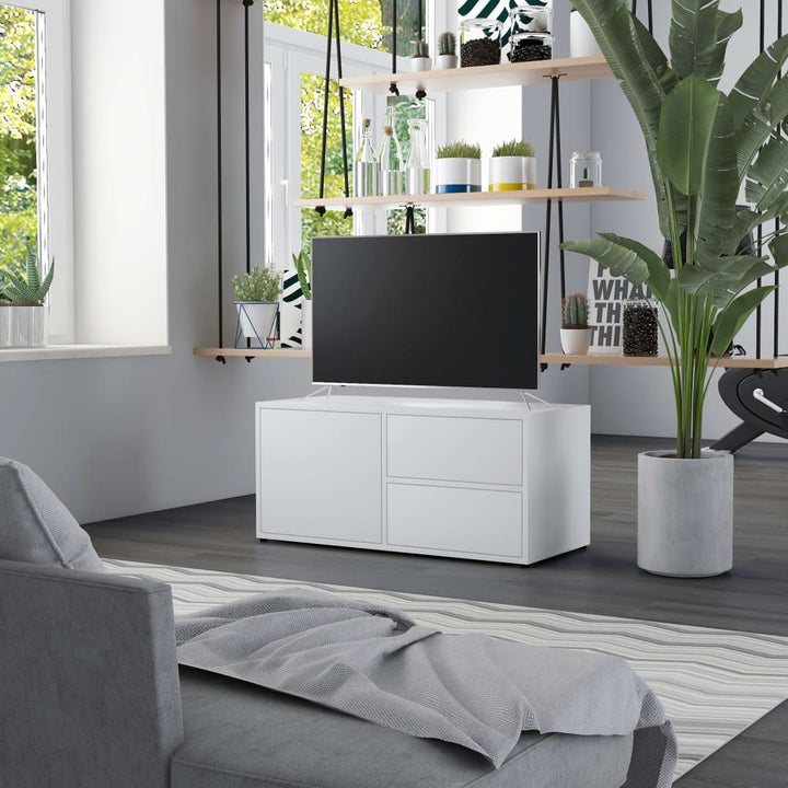 Tv-Bänk Åldrat Trä 80X34X35,5 Cm Konstruerat Trä