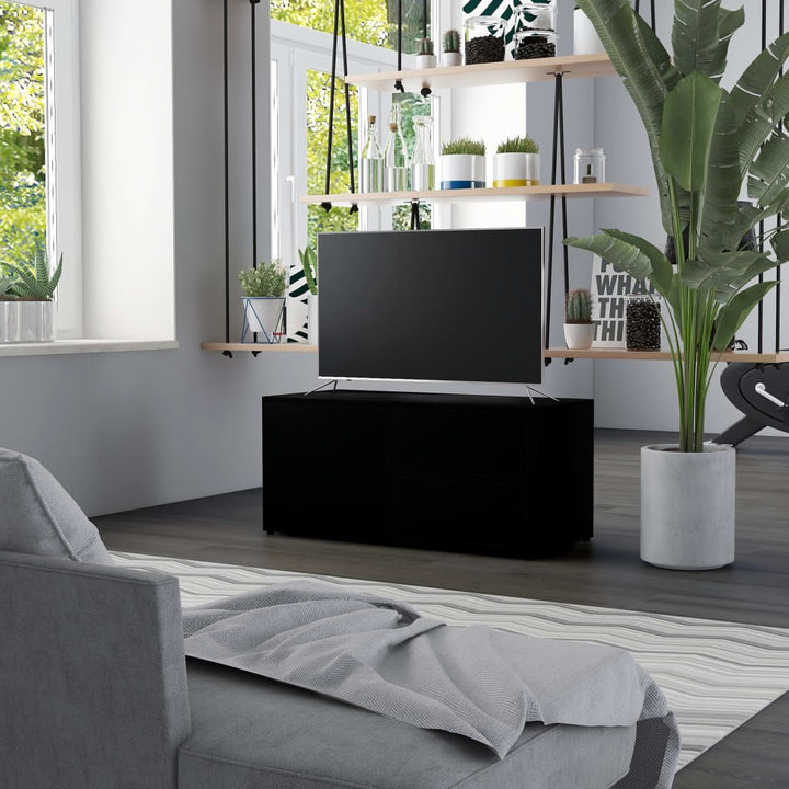 Tv-Bänk Åldrat Trä 80X34X35,5 Cm Konstruerat Trä