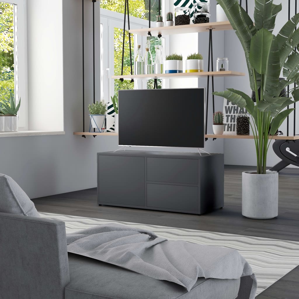 Tv-Bänk Åldrat Trä 80X34X35,5 Cm Konstruerat Trä
