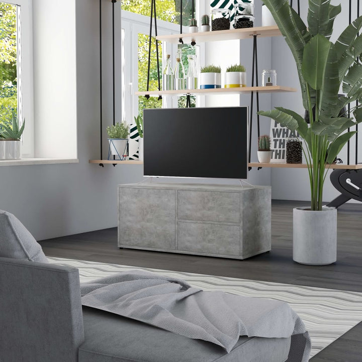 Tv-Bänk Åldrat Trä 80X34X35,5 Cm Konstruerat Trä