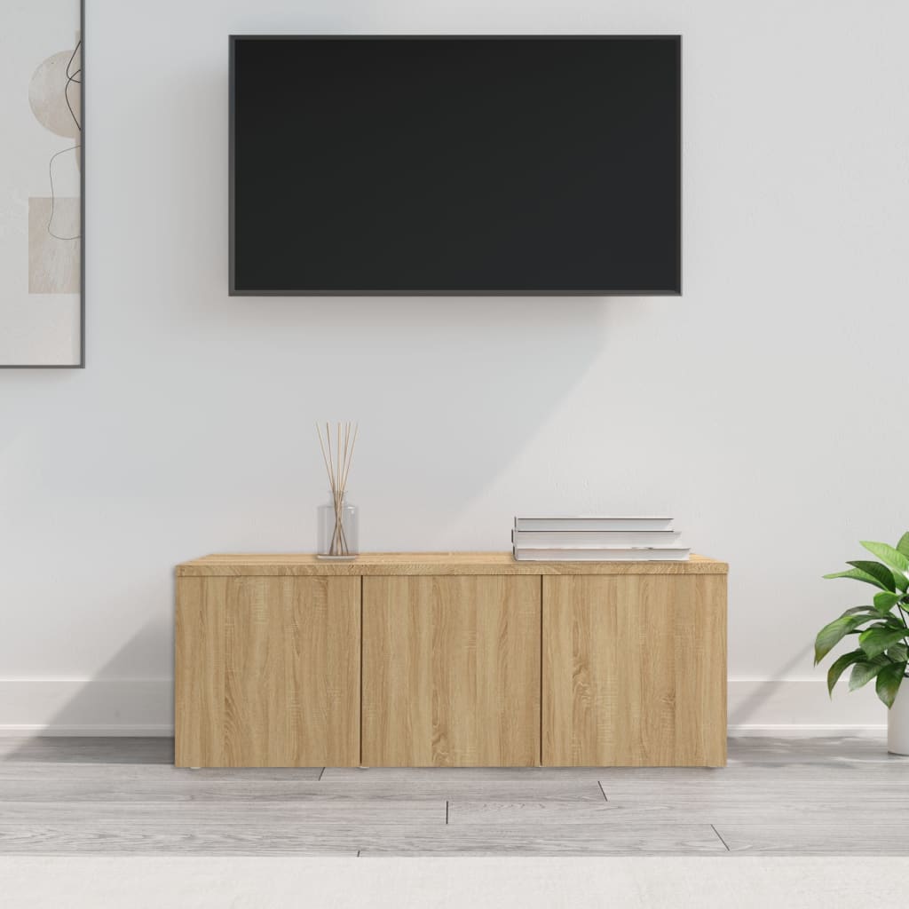 Tv-Bänk Åldrat Trä 80X34X30 Cm Konstruerat Trä