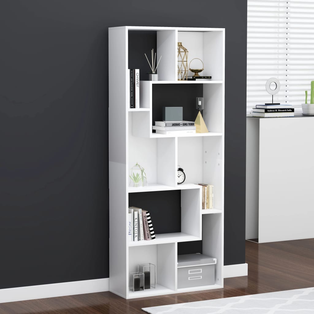 Bokhylla 67X24X161 Cm Konstruerat Trä
