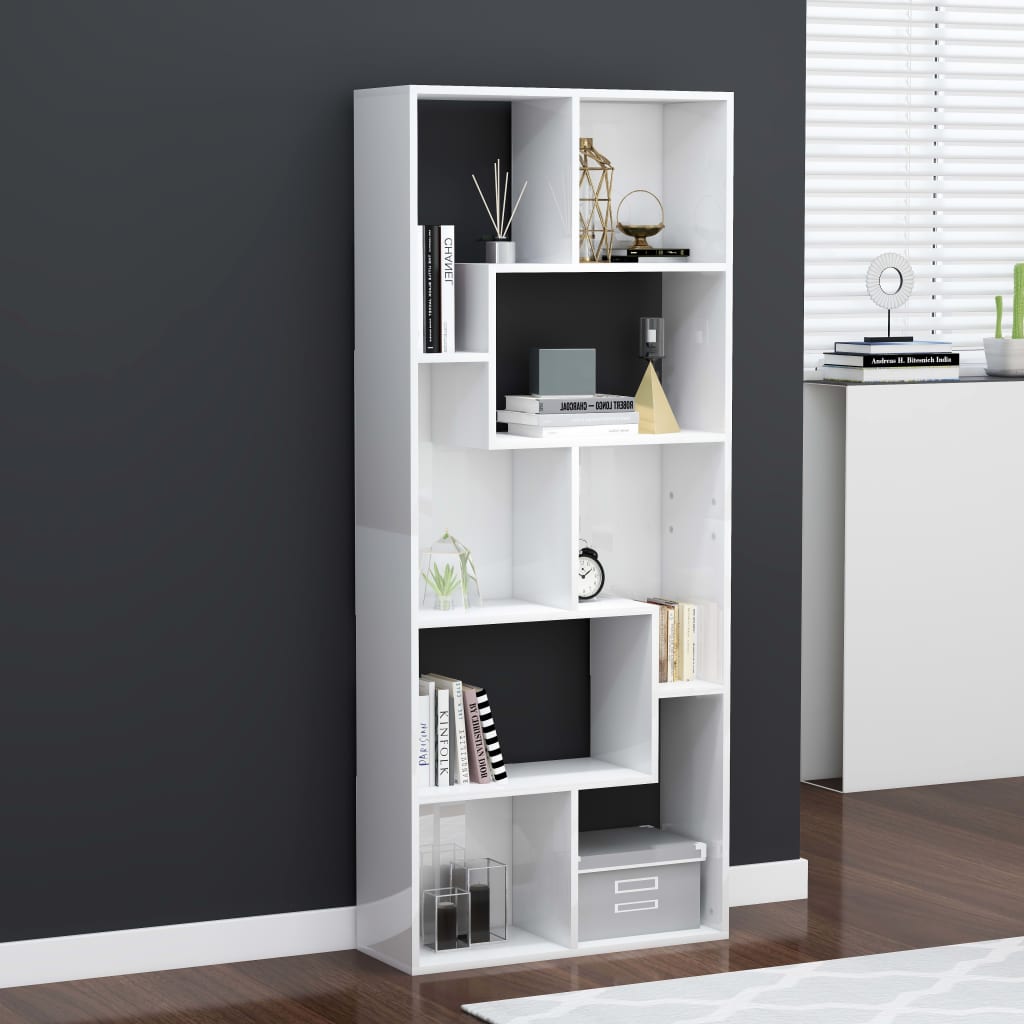Bokhylla 67X24X161 Cm Konstruerat Trä