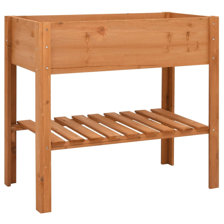 Odlingslåda 88X43X80 Cm Granträ