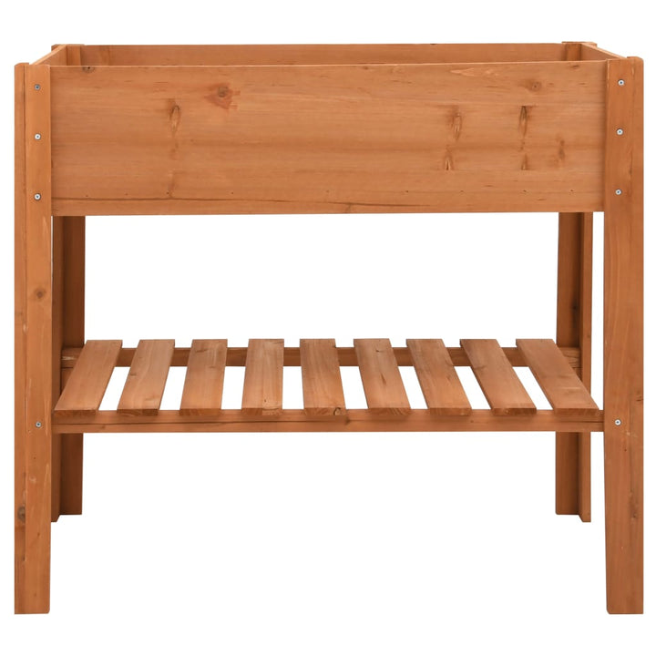 Odlingslåda 88X43X80 Cm Granträ