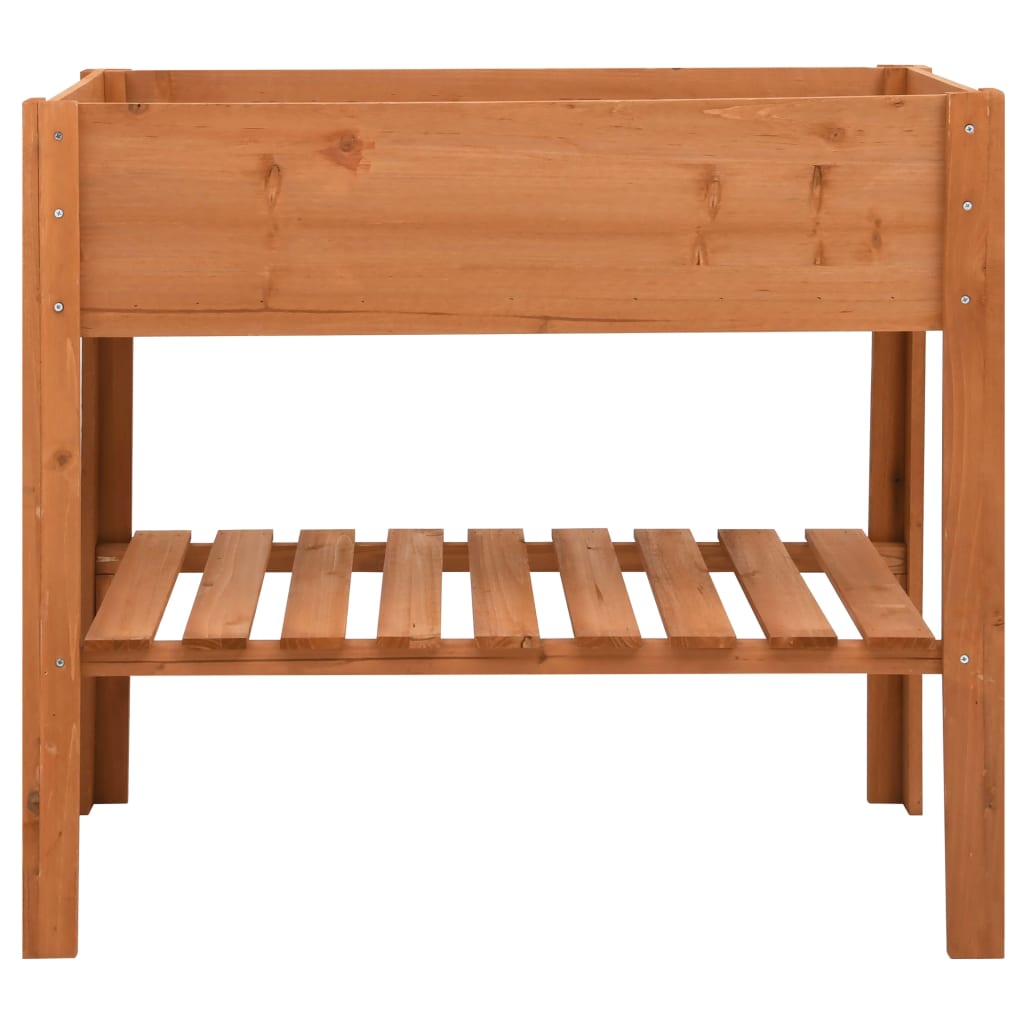 Odlingslåda 88X43X80 Cm Granträ