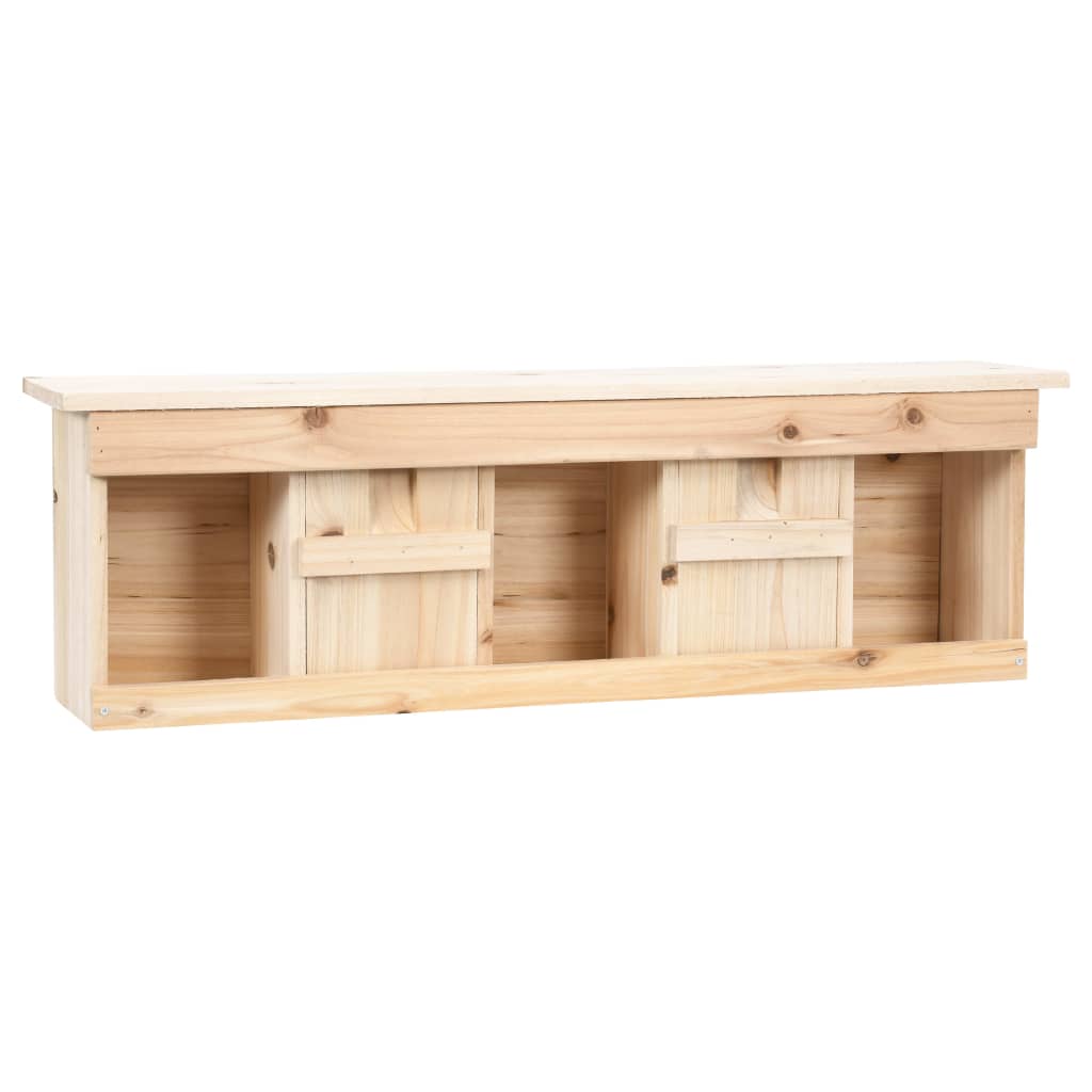 Sparvholk Med 5 Kammare 68X15X21 Cm Granträ