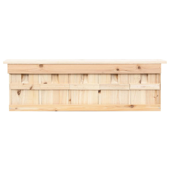 Sparvholk Med 5 Kammare 68X15X21 Cm Granträ