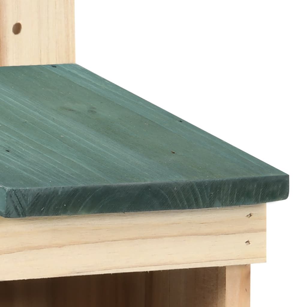 Fågelholkar 4 St 12X16X20 Cm Granträ
