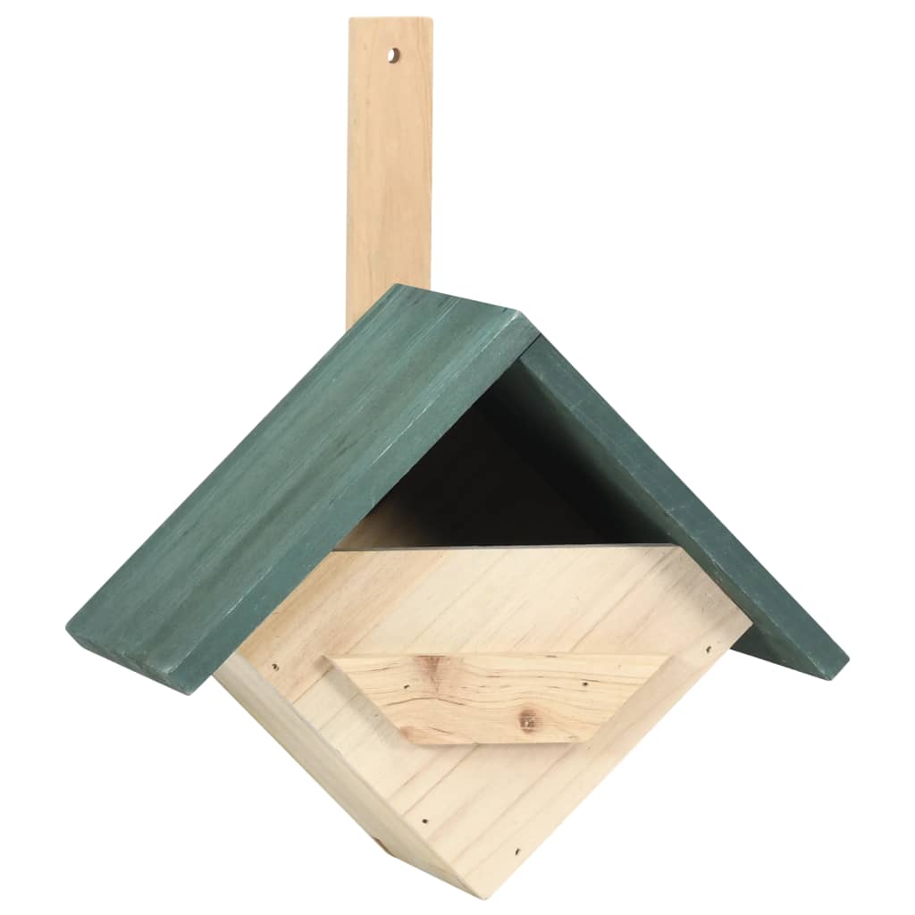Fågelholkar 4 St 24X16X30 Cm Granträ