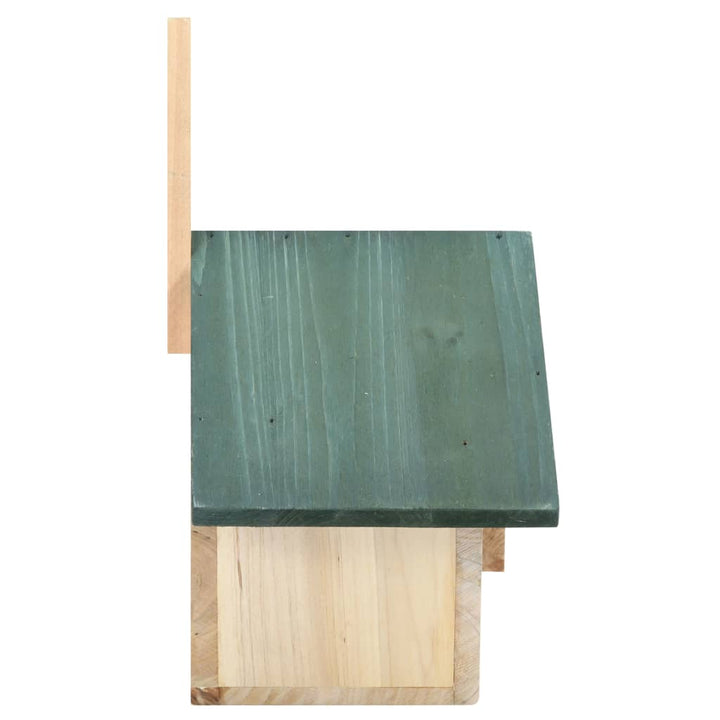Fågelholkar 4 St 24X16X30 Cm Granträ