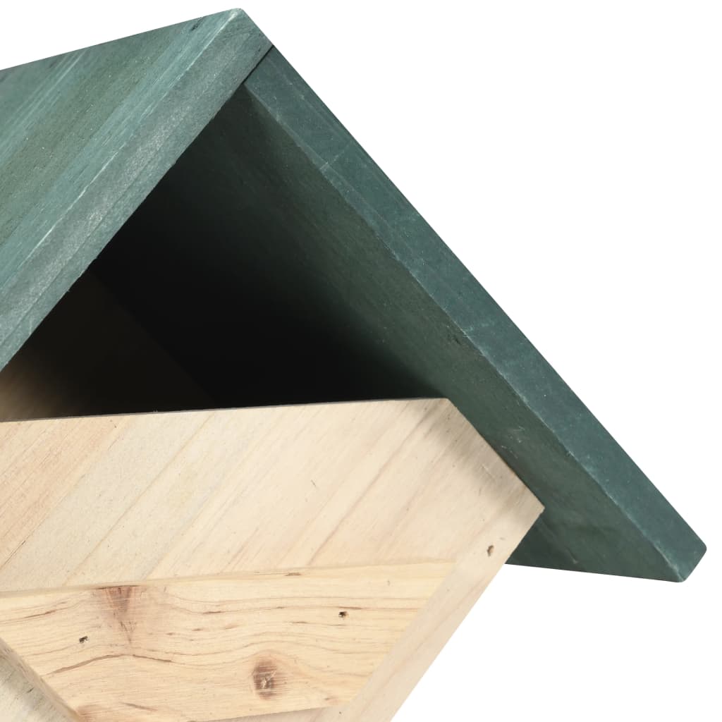 Fågelholkar 4 St 24X16X30 Cm Granträ