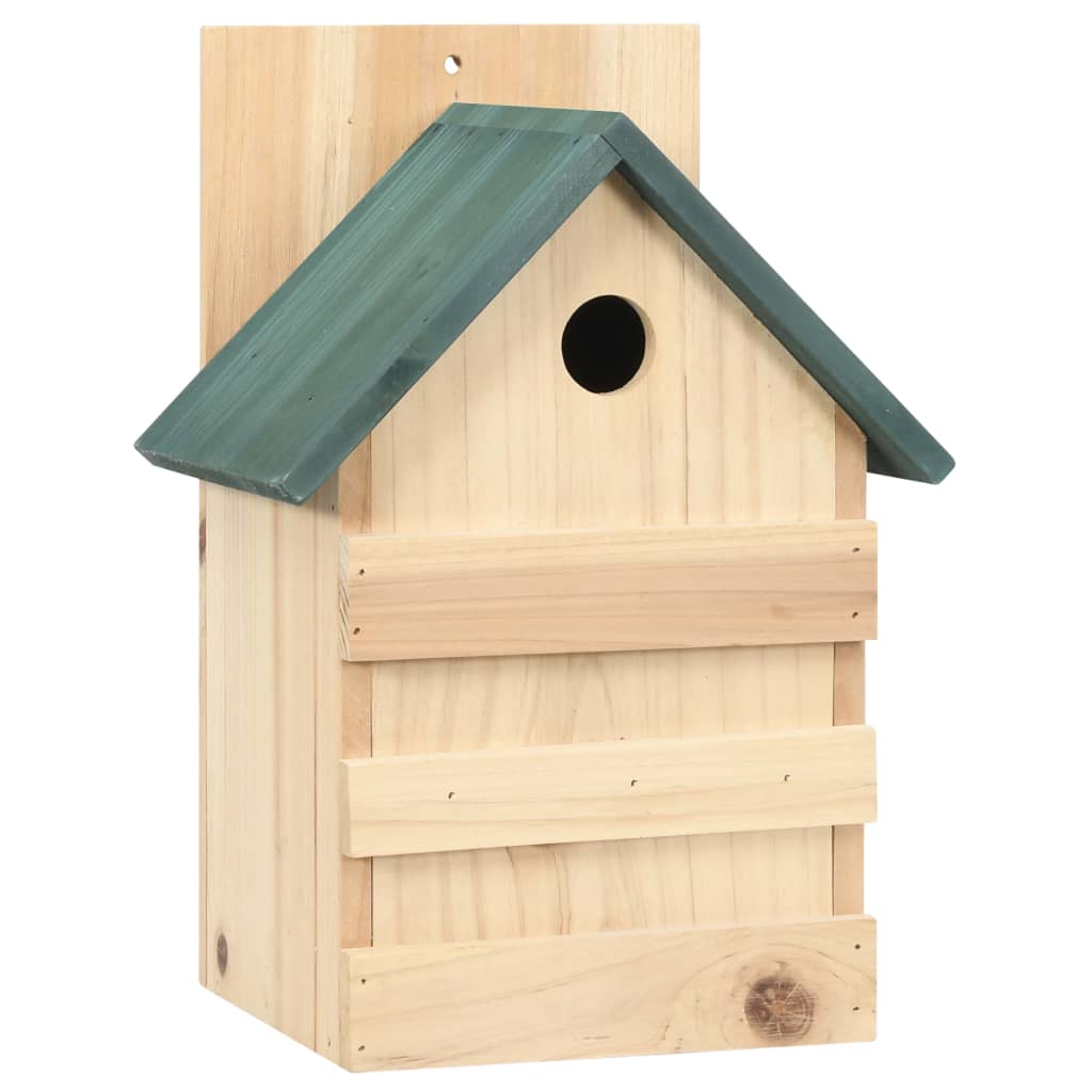Fågelholkar 4 St 23X19X33 Cm Granträ