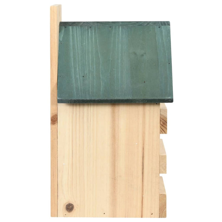 Fågelholkar 4 St 23X19X33 Cm Granträ