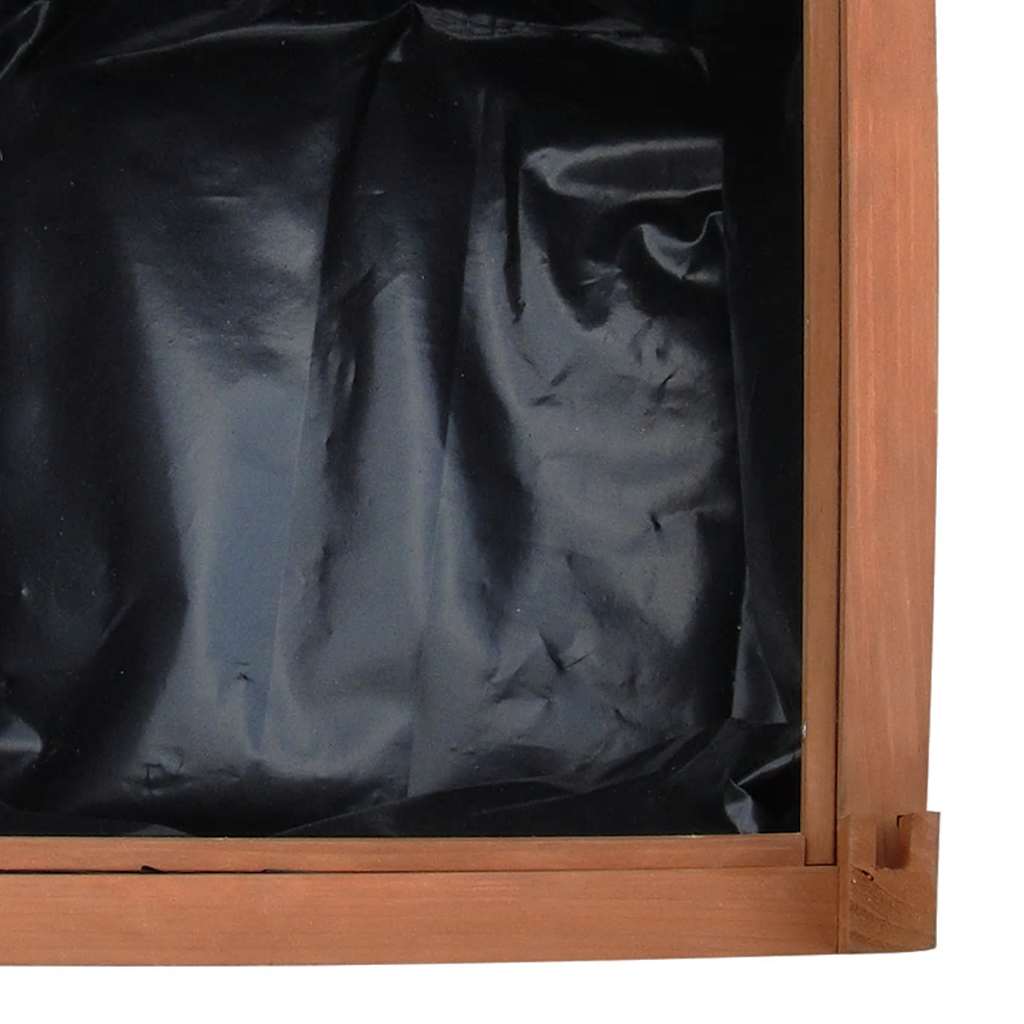 Odlingslådor Upphöjda 2 St 50X50X50 Cm Granträ