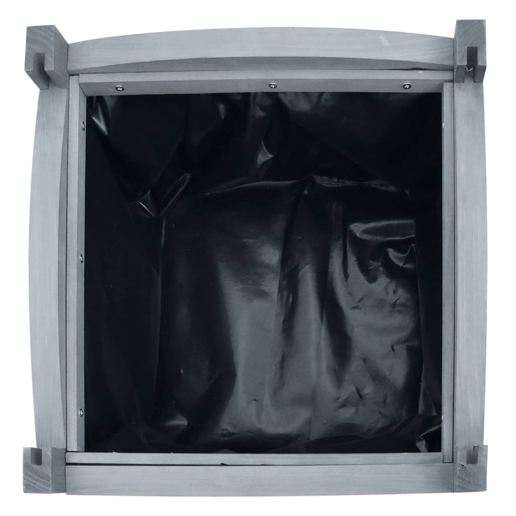 Odlingslådor Upphöjda 2 St 30X30X30 Cm Massivt Granträ