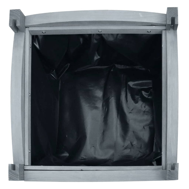Odlingslådor Upphöjda 2 St 30X30X30 Cm Massivt Granträ