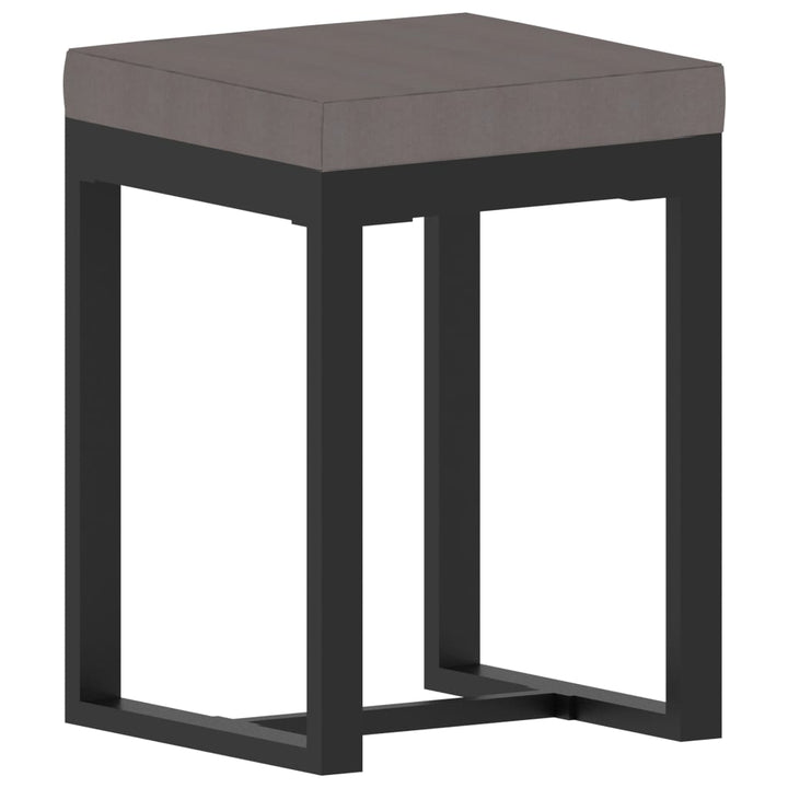 Loungegrupp 9 Delar Med Dynor Konstrotting Antracit