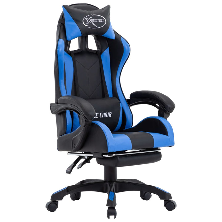 Gamingstol Med Fotstöd Konstläder
