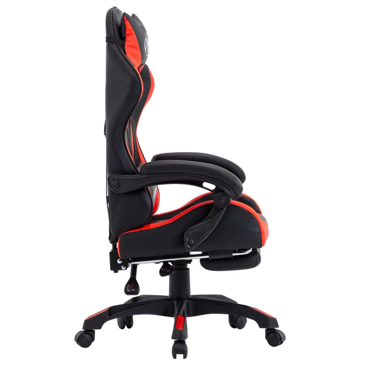 Gamingstol Med Fotstöd Konstläder