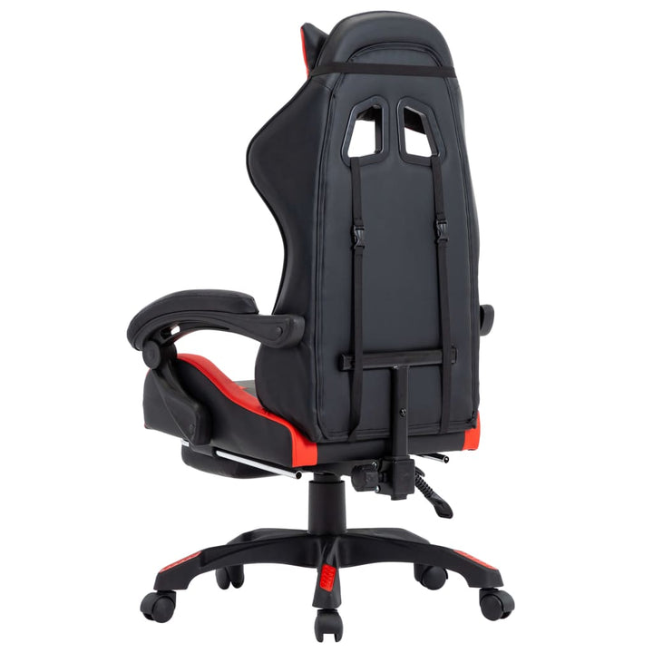Gamingstol Med Fotstöd Konstläder
