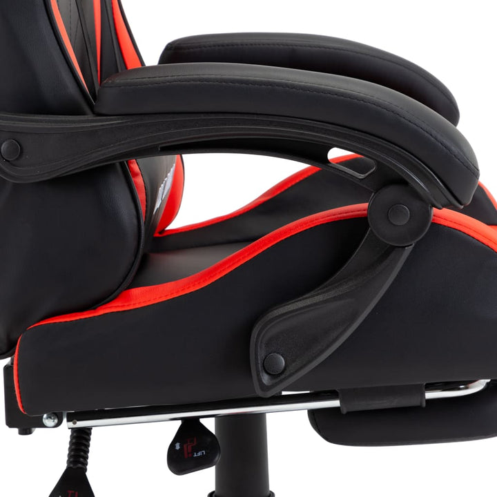 Gamingstol Med Fotstöd Konstläder