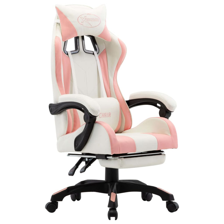 Gamingstol Med Fotstöd Konstläder