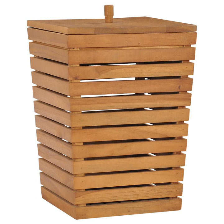 Tvättkorg 30X30X45 Cm Massiv Teak